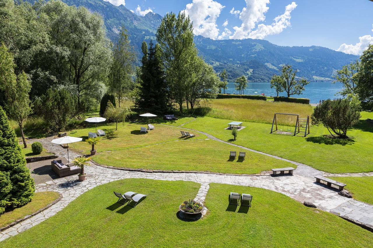 Neuhaus Golf- & Strandhotel Unterseen Exterior foto